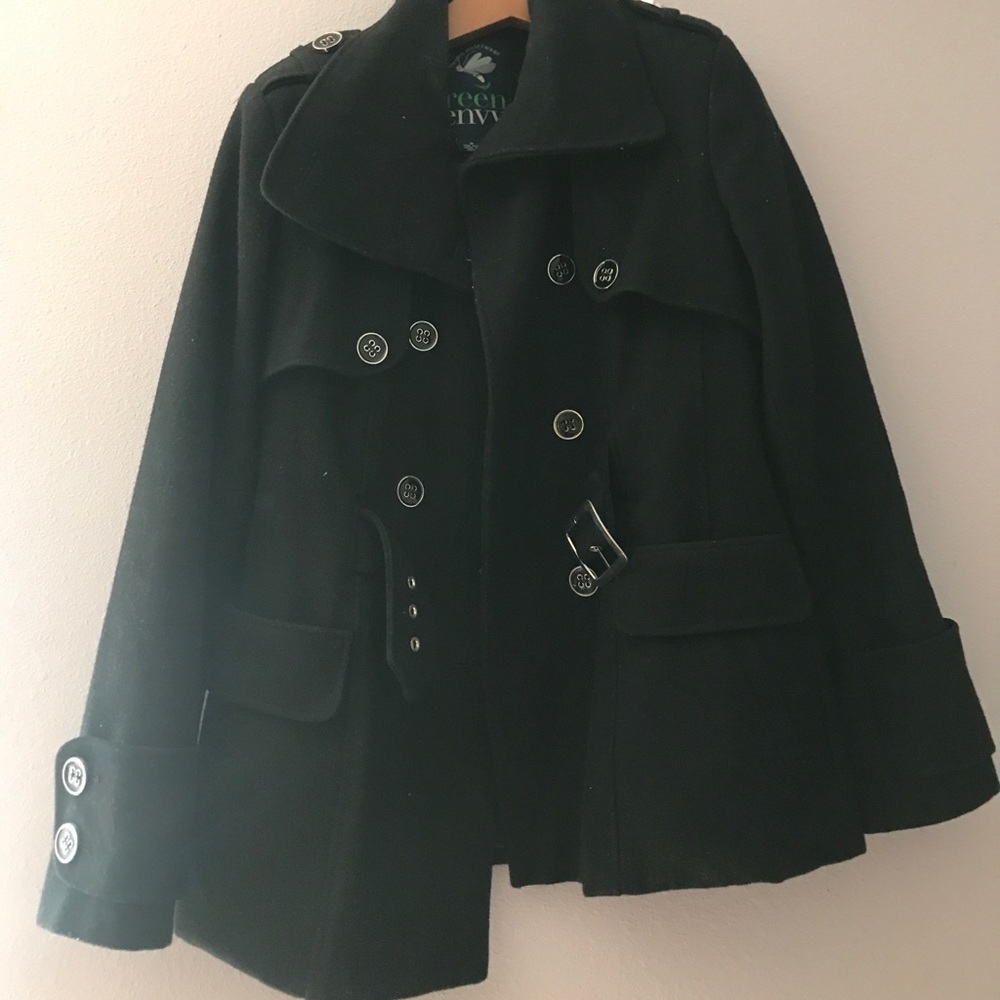 Green with Envy Peacoat